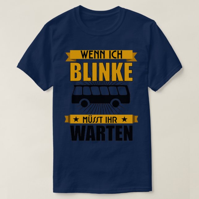 T-shirt conducteur d'autobus disant fête des pères 2 (Design devant)