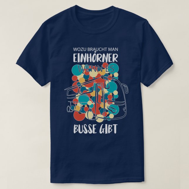 T-shirt conducteur d'autobus scolaire conducteur d'autobus (Design devant)