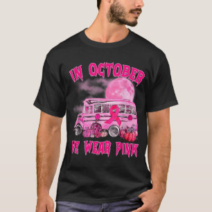 T-shirt Conducteur d'autobus scolaire Léopard Sensibilisat