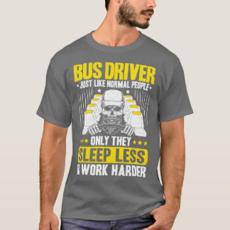 T-shirt Conducteur de bus Busman School Conducteur de bus