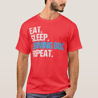 T-shirt Conducteur de bus Busman Schoolbus School Idée cad