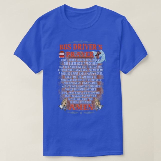 T-shirt Conducteur de bus fidèle (Design devant)