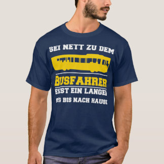 T-shirt conducteur de bus public