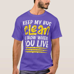 T-shirt Conducteur de bus scolaire 11