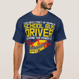 T-shirt Conducteur de bus scolaire amusant 19