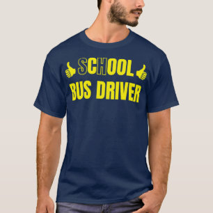 T-shirt Conducteur de bus scolaire Cool de bus