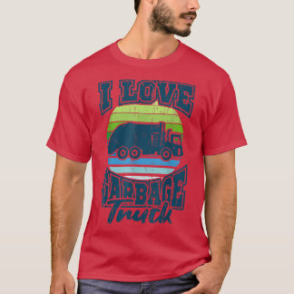 T-shirt Conducteur de camion à benne Big Rig J'ADORE LE CA