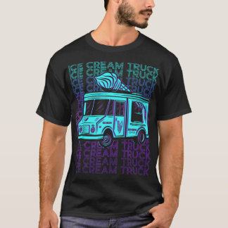 T-shirt Conducteur de camion à glace Débardeur rétro