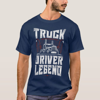 T-shirt Conducteur de camion Camion Vintage Conducteur de 