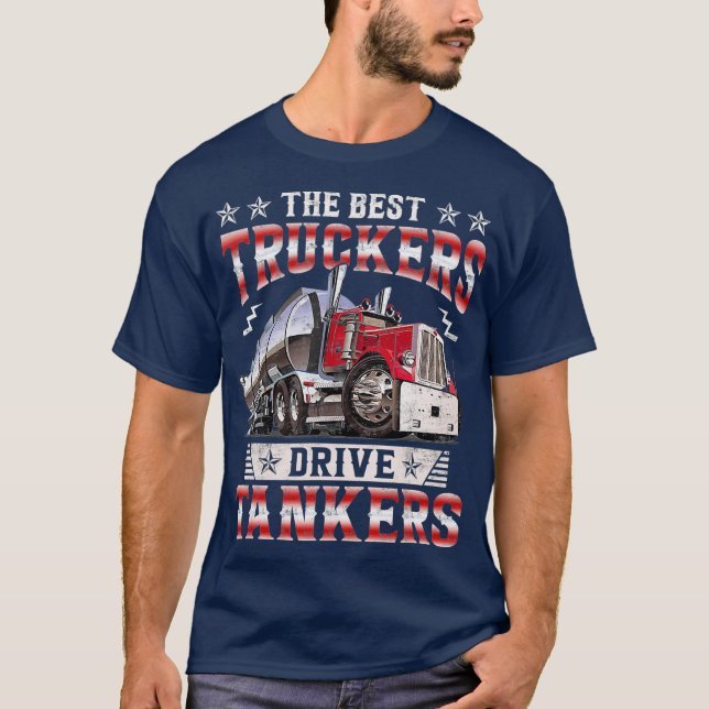 T-shirt Conducteur de camion-citerne à gaz de Tanker pour  (Devant)