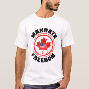 T-shirt Conducteur de camion Mandat Freedom Convoy Canada