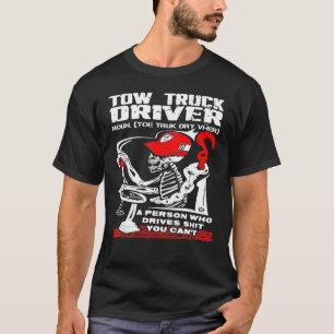 T-shirt conducteur de camion-remorque