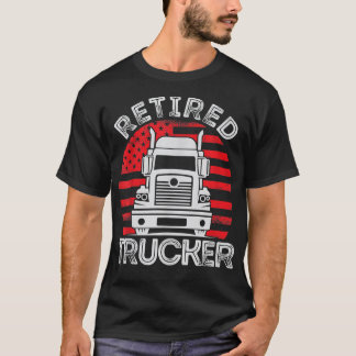 T-shirt Conducteur de camion retraité Conception de devis 