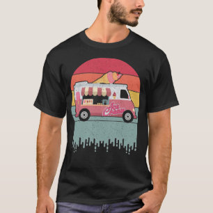 T-shirt Conducteur de camion vintage de crème glacée Desse