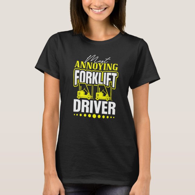 T-shirt Conducteur de chariot élévateur 1 (Devant)