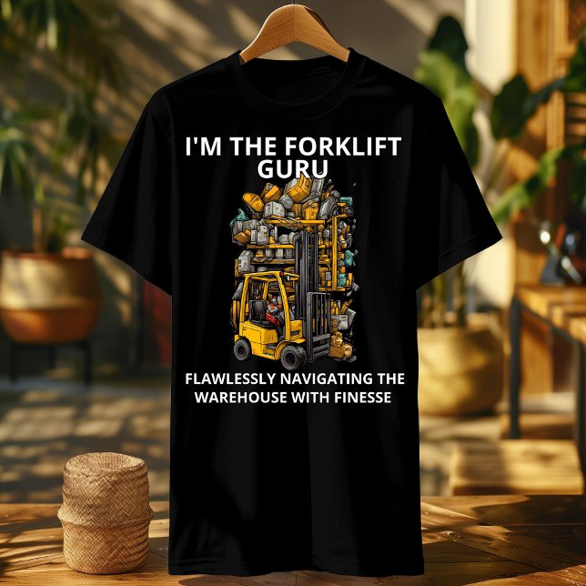 T-shirt conducteur de chariot élévateur certifié (Créateur téléchargé)