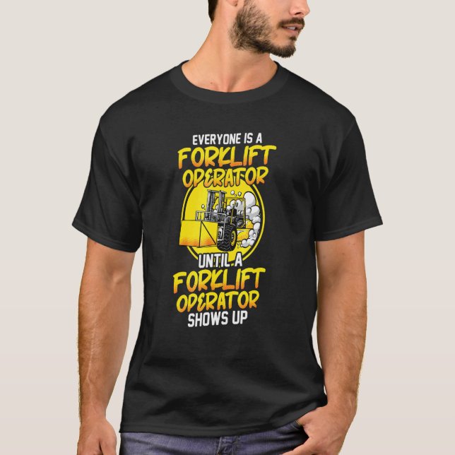 T-shirt Conducteur de chariots élévateurs Entrepôt homme C (Devant)