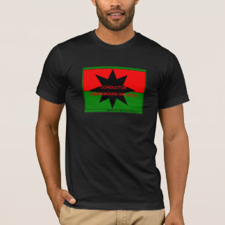T-shirt conducteur de chemin de fer souterrain