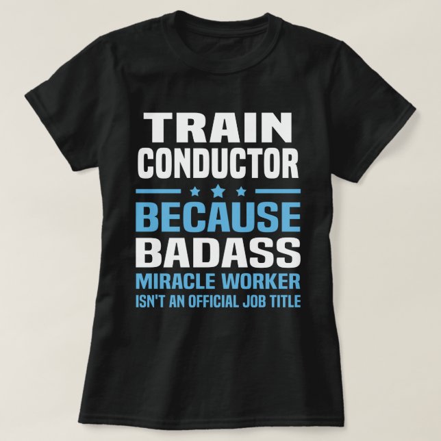 T-shirt Conducteur de train (Design devant)