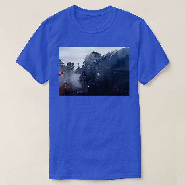 T-shirt Conducteur de train du début du matin (Design devant)