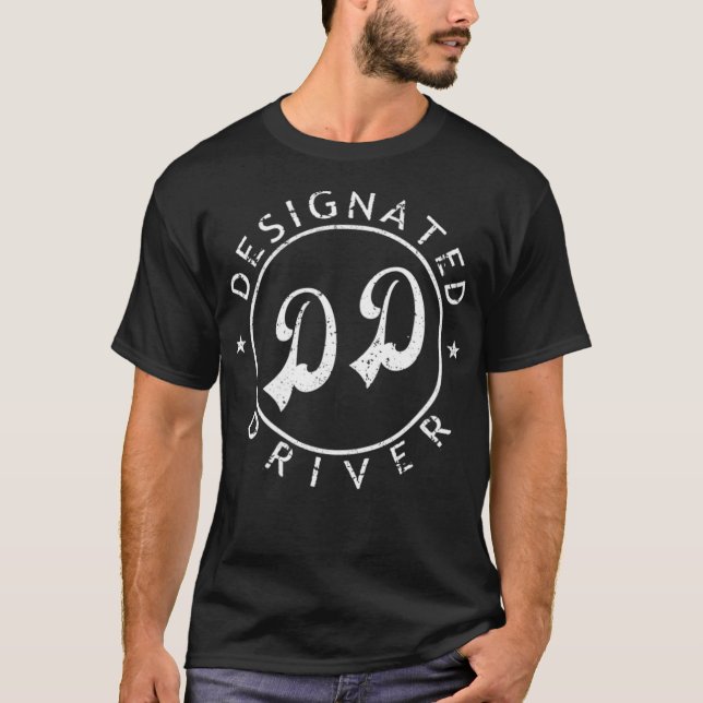 T-shirt CONDUCTEUR DÉSIGNÉ Drôle cadeau (Devant)