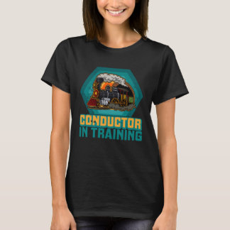 T-shirt Conductor railroad Model station Railway worker  7