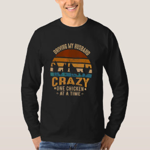 T-shirt Conduire Mon Mari Fou Un Pouce À La Fois