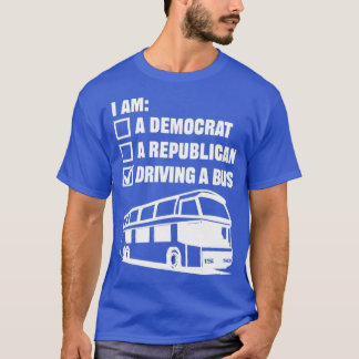 T-shirt Conduire Un Bus Enfants École Bus Chauffeur D'Empl
