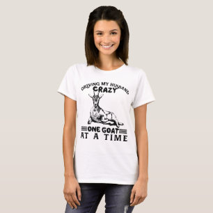 T-shirt conduisant mon chèvre folle de mari une à la foi
