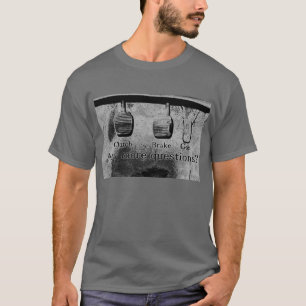 T-shirt Conduisez le bâton (noir et blanc)
