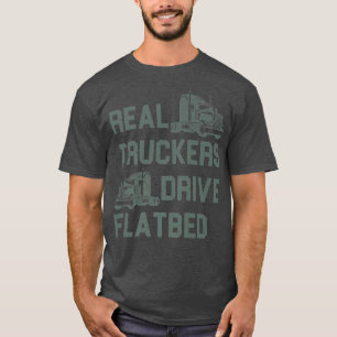 T-shirt Conduite de camions réels Conception de conducteur