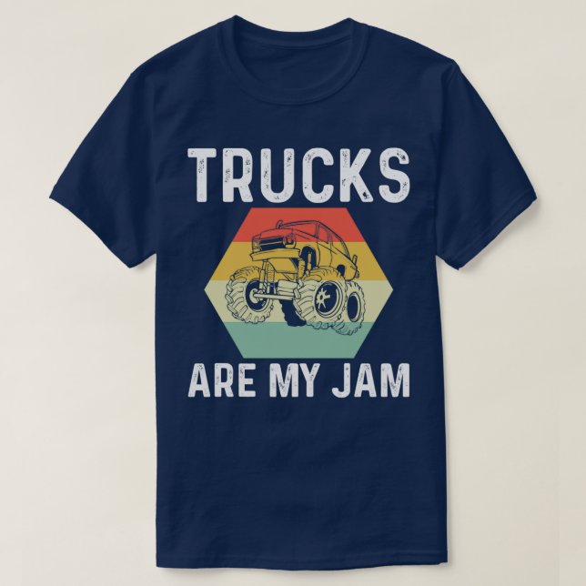 T-shirt Conduite de course Monster Truck (Design devant)