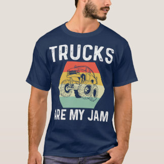 T-shirt Conduite de course Monster Truck