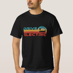 T-shirt Conduite Électrique Véhicule EV Voiture Cadeau R