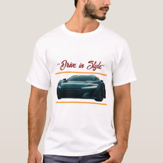 T-shirt "Conduite en style : Le Tee de voiture ultime"