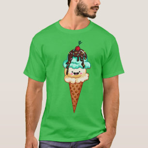 T-shirt Cône de crème glacée