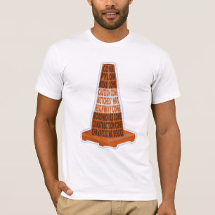 T-shirt Cône de route Orange Taraffic cône
