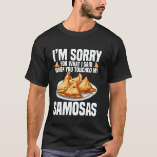 T-shirt Confection de samosas Foodie indienne végane Samos