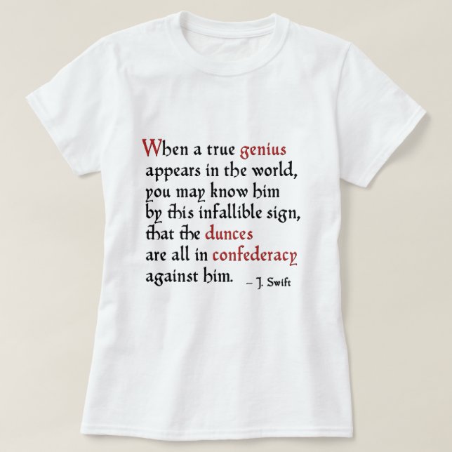 T-shirt Confederacy des cancres (Design devant)