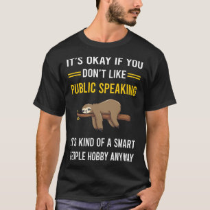 T-shirt Conférencier public Smart People