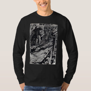 T-shirt "Confess !", dessin à l'encre d'Inde