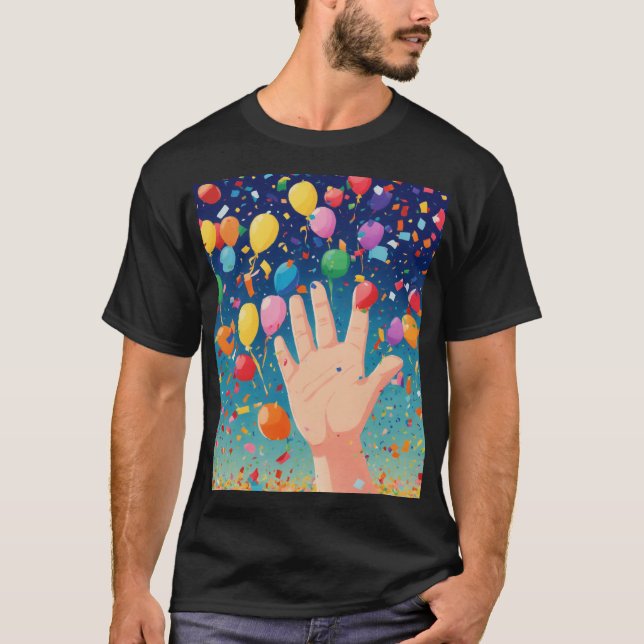 T-shirt Confetti.Webp conception (Devant)
