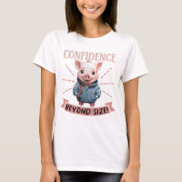 Confiance au-delà de la taille ! - Piglet mignon