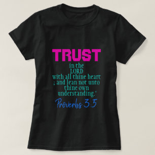 T-shirt Confiance dans les proverbes de l'Éternel 3:5 Vivi