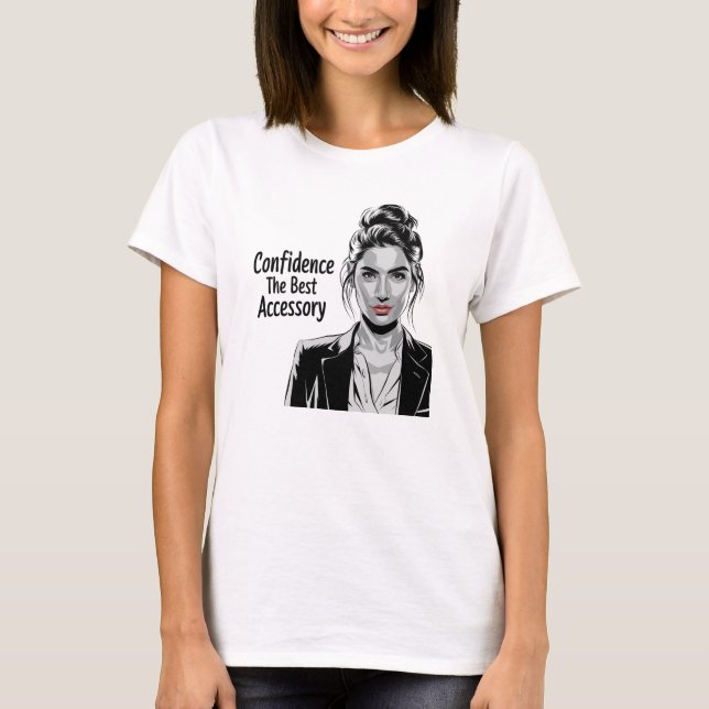 T-shirt Confiance Le meilleur accessoire (Devant)
