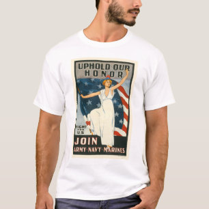 T-shirt Confirmez notre honneur - joignez la marine
