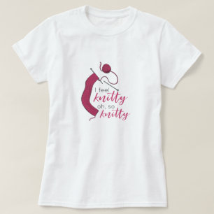T-shirt Confiture De Framboise Je Me Sens Knitty, Oh So Kn