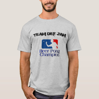 T-shirt CONFITURE de l'ÉQUIPE DEF - customisée