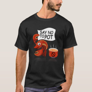 T-shirt Confiture De Poisson Dire Non À Pot Lobster Festiv