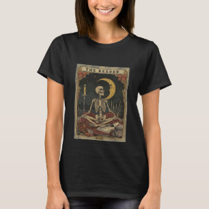 T-shirt Confort du lecteur de carte Tarot Shirt Skeleton R